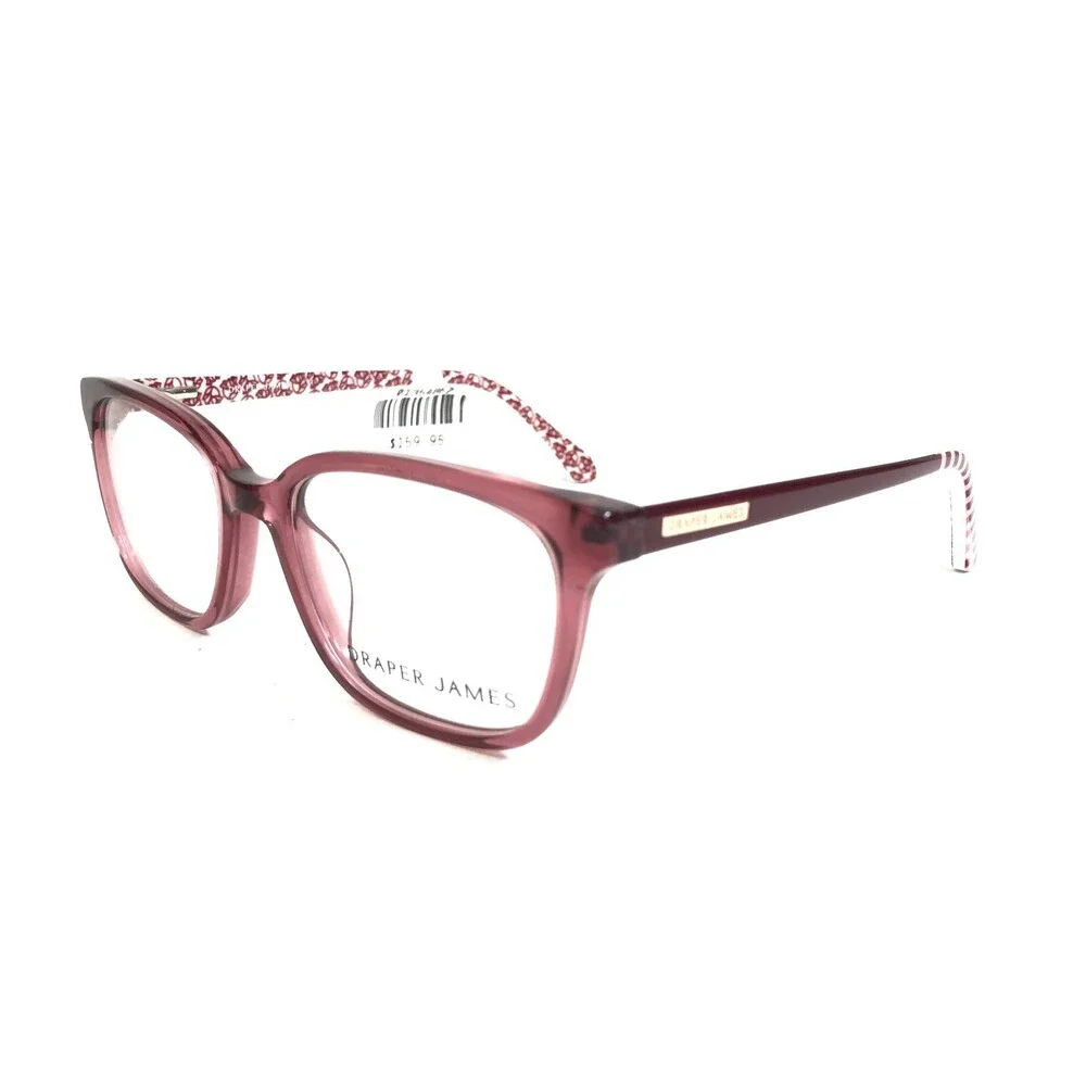 Draper James Eyeglasses Frames DJ1006 512 BERRY Red Purple White 46-16-130